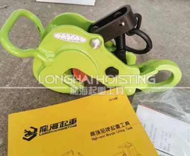 鹰牌AMS型横吊钢板起重钳实拍（三）