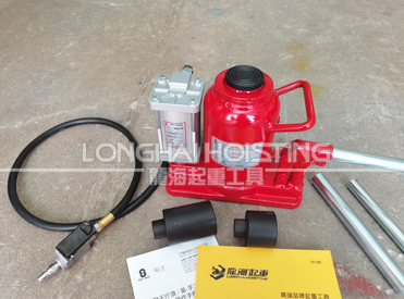 STH气动手动两用液压千斤顶实拍（三）
