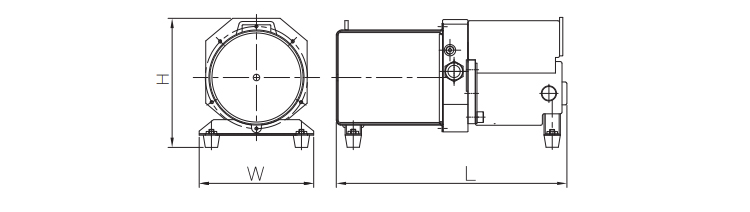 TONNERS小型电动液压泵尺寸