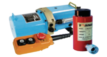 TONNERS小型电动液压泵搭配分离式千斤顶