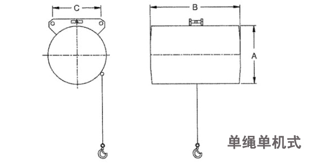 dongsung气动平衡器单绳单机尺寸