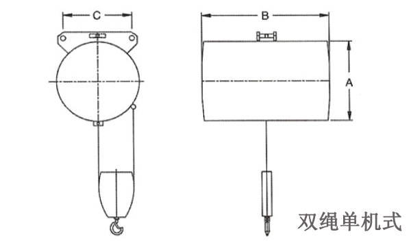 DONGSUNG气动平衡器220kg~560kg尺寸