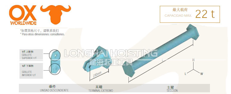 22吨吊梁尺寸图