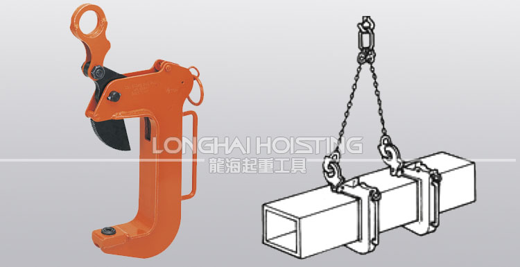 鹰牌CCL型方管夹钳吊装案例