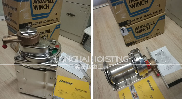 ERSB大力Maxpull不锈钢手摇绞车