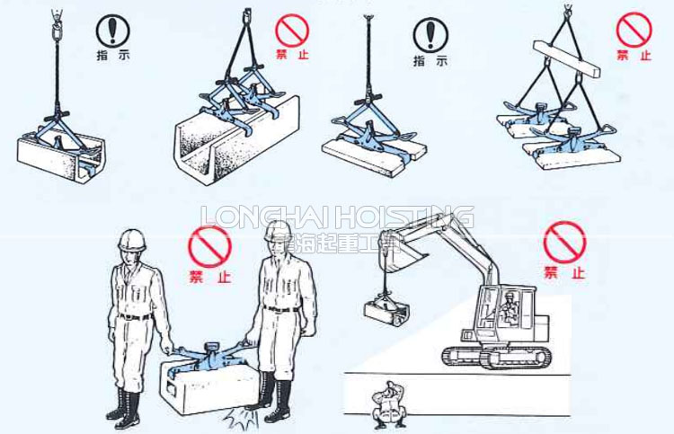 UGMA型鹰牌混凝土吊夹具吊装