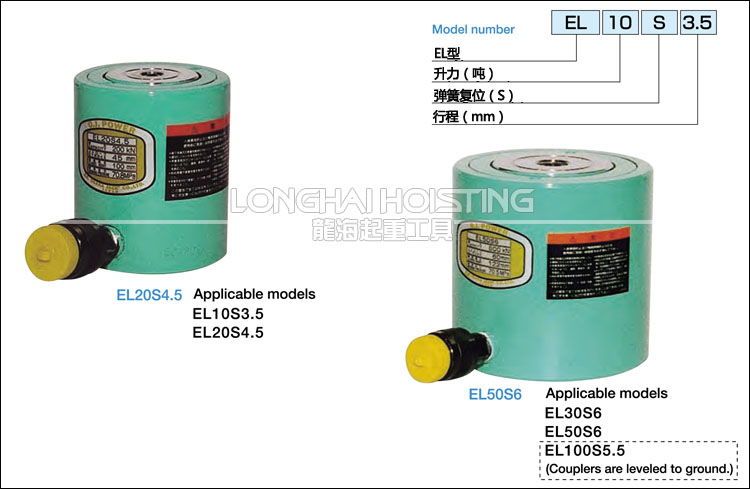 EL-S型OJ低矮型千斤顶型号