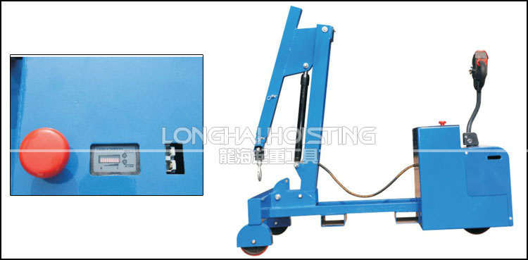 龙升全电动液压小吊车图片