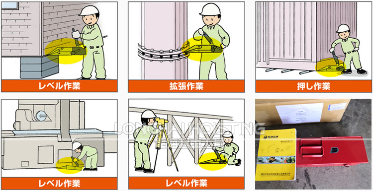 日本DAIKI DFJS液压楔形千斤顶应用