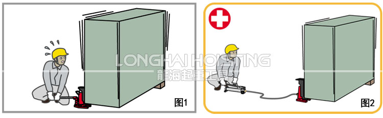 分离爪式千斤顶案例