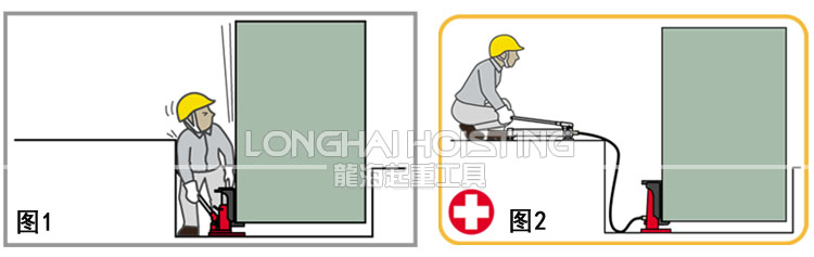 分离爪式千斤顶小而密闭空间顶升