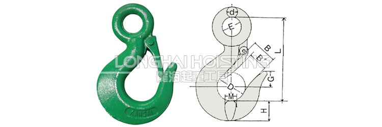 KANSAI配重型安全钩尺寸